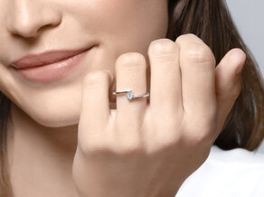 Spannring Vibe  in Silber