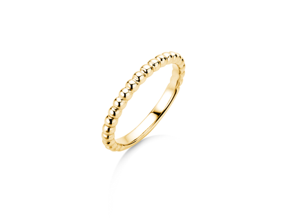 Ring Beads in 9K Gelbgold
