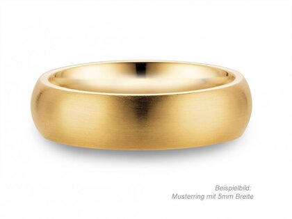 Ring Classic 3mm in 9K Gelbgold matt