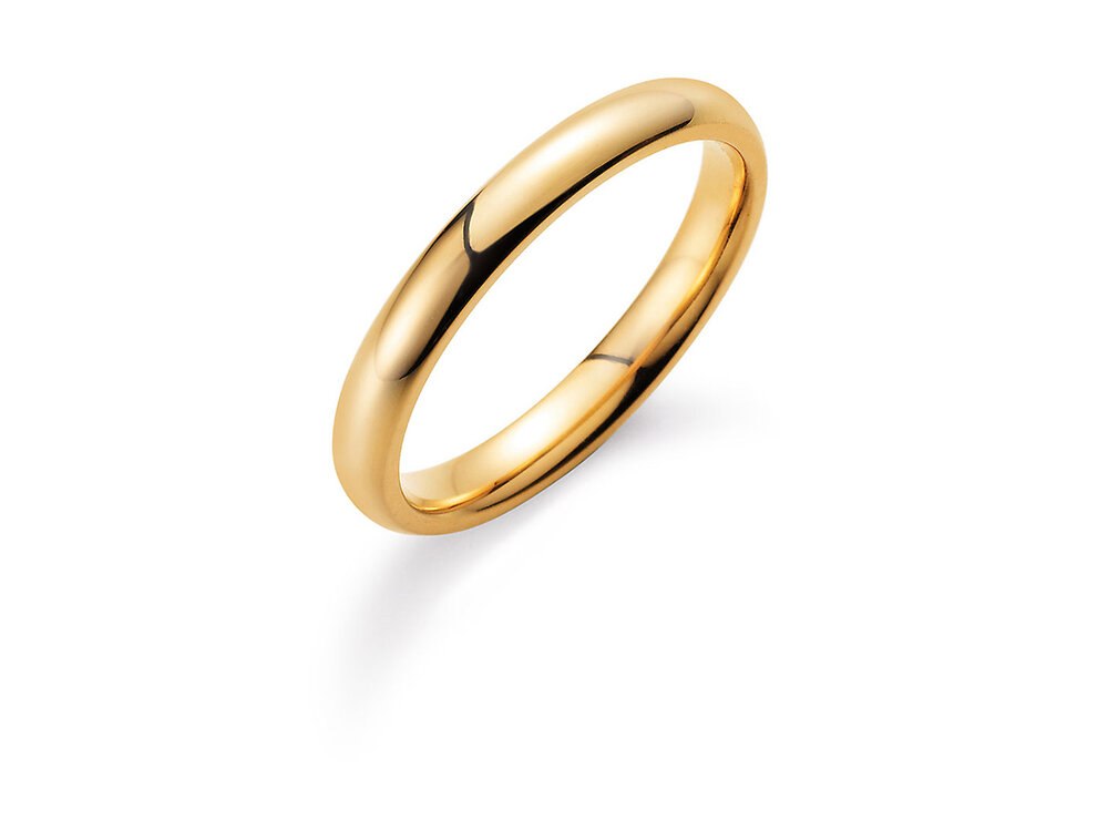 Ring Classic 3mm in 14K Gelbgold poliert