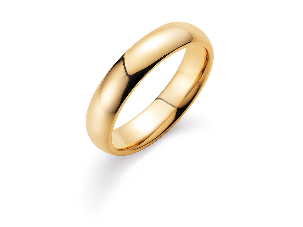 Ring Classic 5mm in 14K Gelbgold poliert