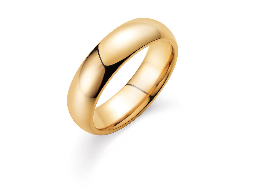 Ring Classic 6mm in 18K Gelbgold poliert