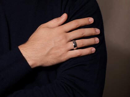 Ring Classic 8mm in Silber 925/- matt