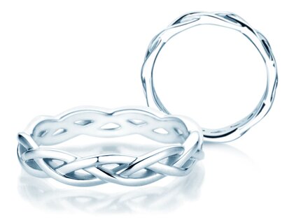 Ring Curve in Silber