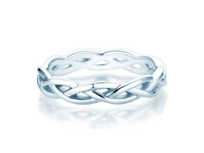 Ring Curve in Silber