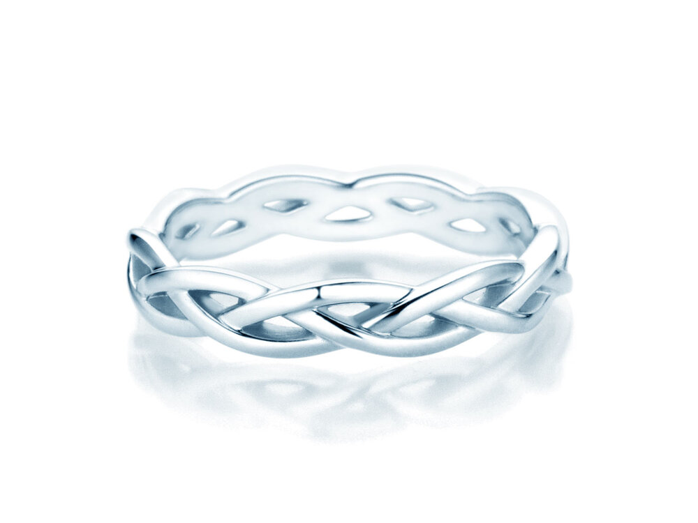 Ring Curve in Silber 925/- poliert