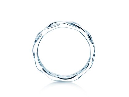Ring Curve in Silber