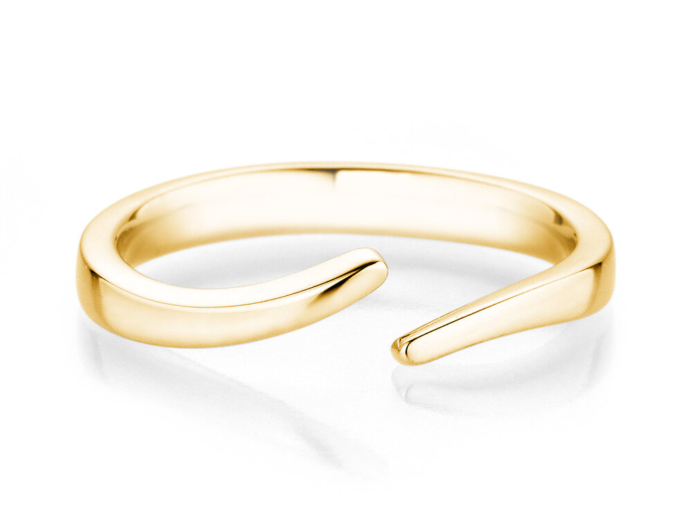 Ring Flow in 18K Gelbgold poliert