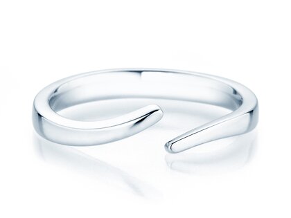 Ring Flow in Silber