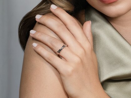 Ring Forever Us in Silber