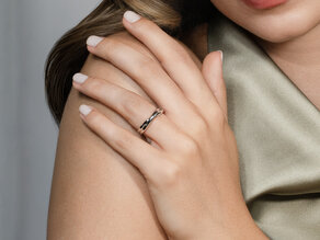 Ring Forever Us in Silber