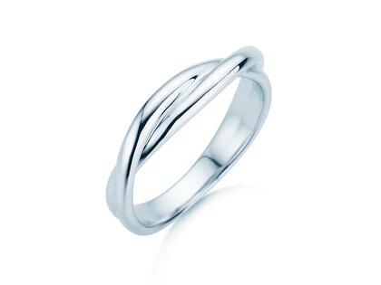 Ring Forever Us in Silber