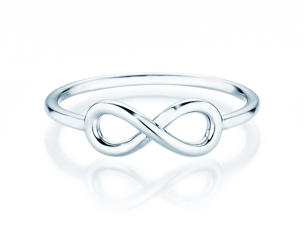 Ring Infinity Air in 14K Weißgold poliert