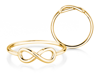 Ring Infinity Air in 18K Gelbgold poliert