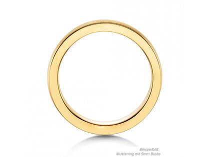 Ring Infinity 2,5mm in 9K Gelbgold matt
