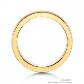 Ring Infinity 2,5mm in 9K Gelbgold matt