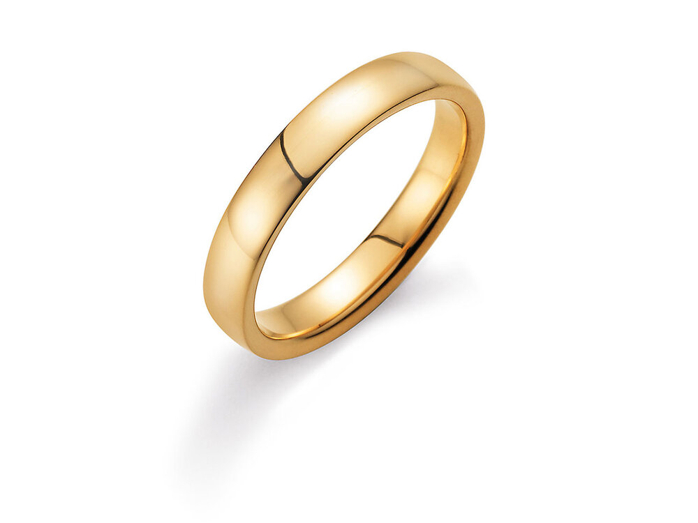 Ring Infinity 4mm in 14K Gelbgold poliert