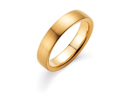 Ring Infinity 5mm in 9K Gelbgold matt