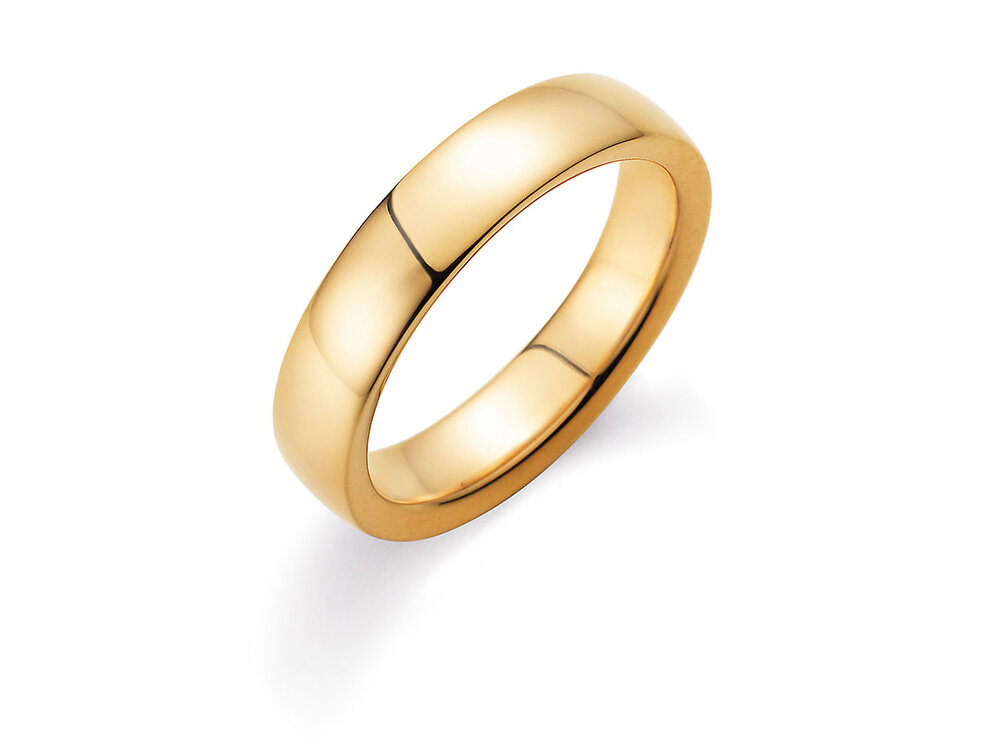 Ring Infinity 5mm in 9K Gelbgold poliert