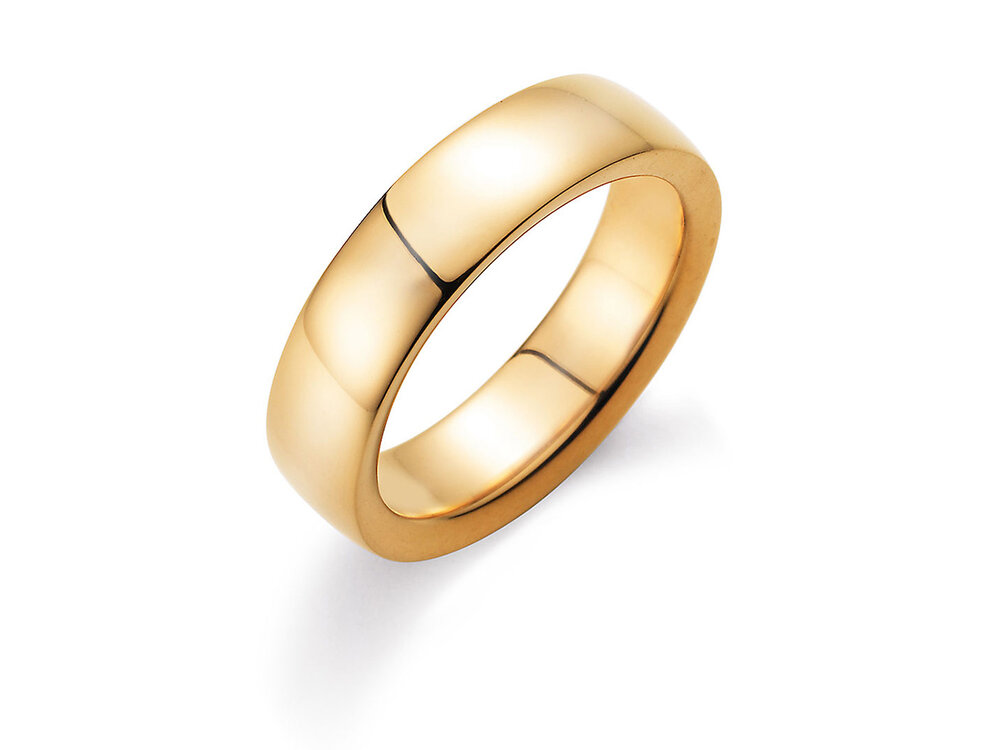 Ring Infinity 6mm in 9K Gelbgold poliert