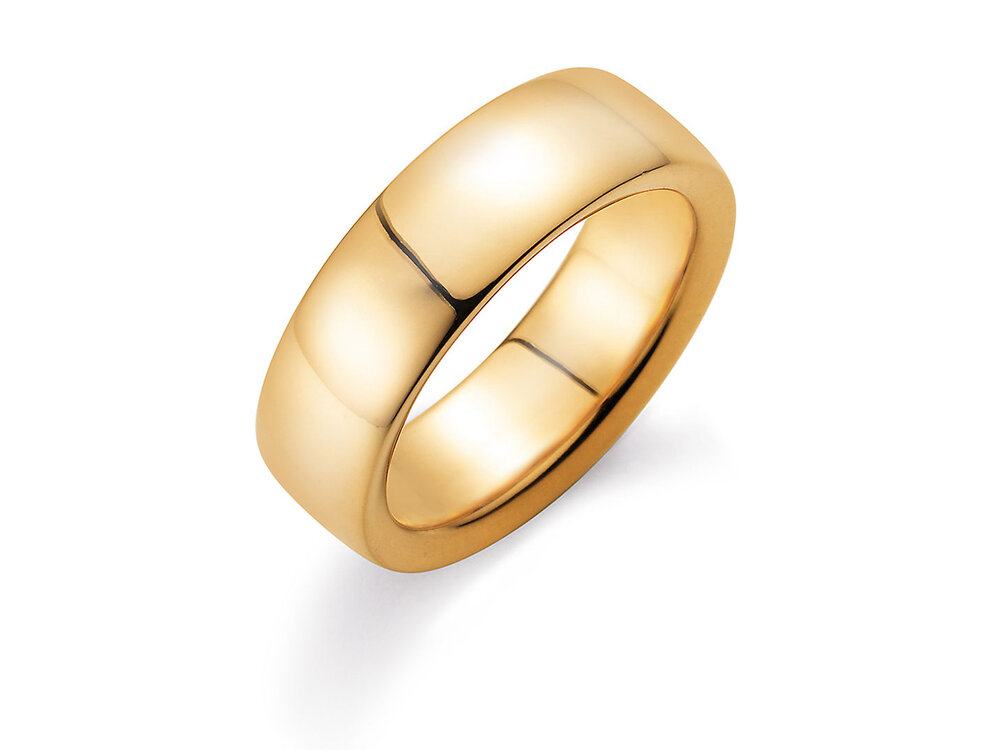 Ring Infinity 6,5mm in 18K Gelbgold poliert