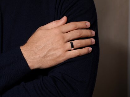 Ring Infinity 6mm in 9K Weißgold matt