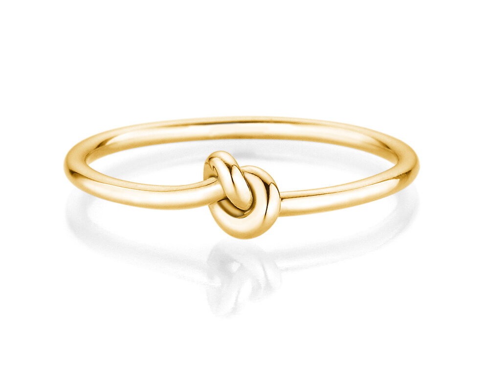 Ring The Knot in 14K Gelbgold poliert