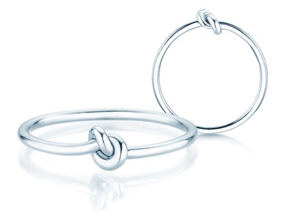 Verlobungsring The Knot in Silber