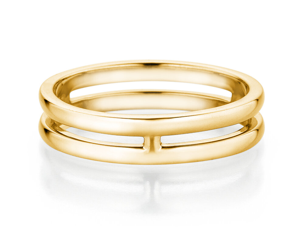 Ring Link in 14K Gelbgold poliert