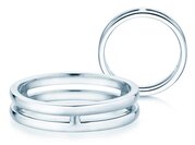 Ring Link in Silber