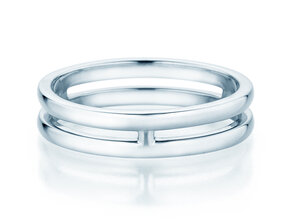 Ring Link in Silber