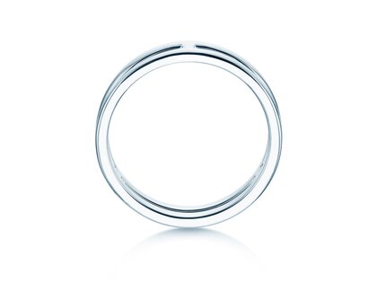 Ring Link in Silber