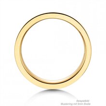 Ring Modern 3,5mm in 9K Gelbgold matt