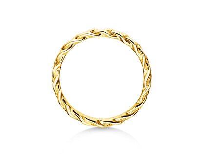 Ring Pony in Gelbgold