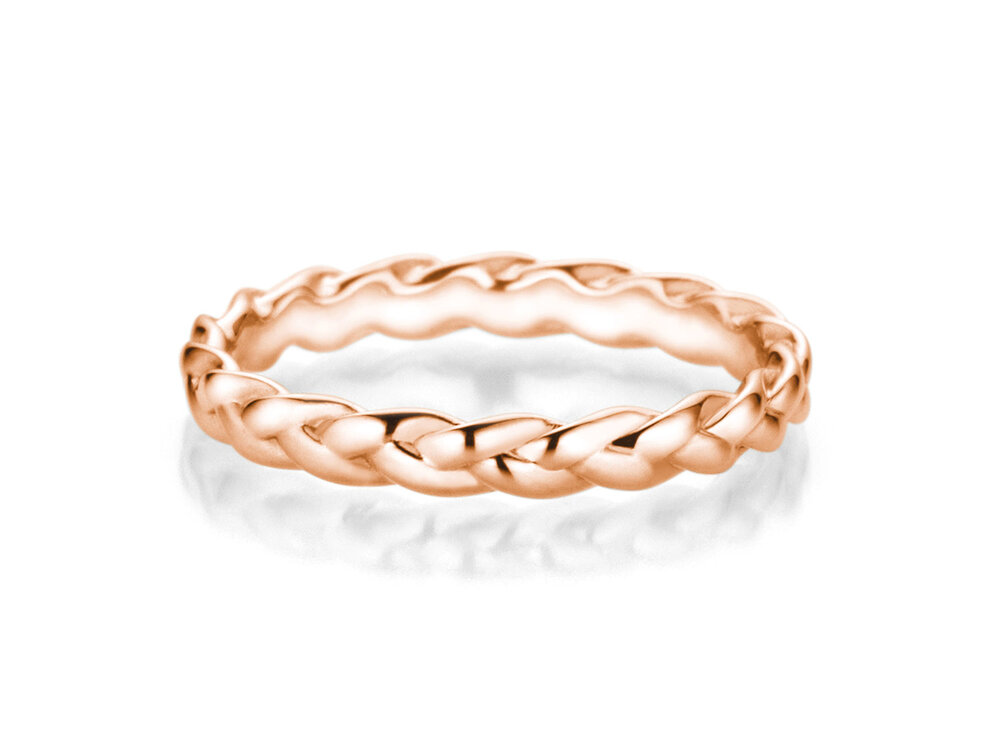 Ring Pony in 9K Roségold poliert