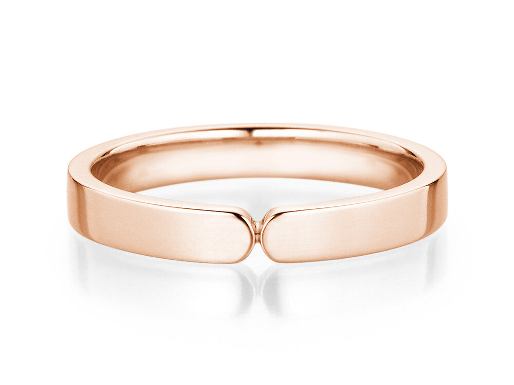 Ring Serenity in 14K Roségold poliert
