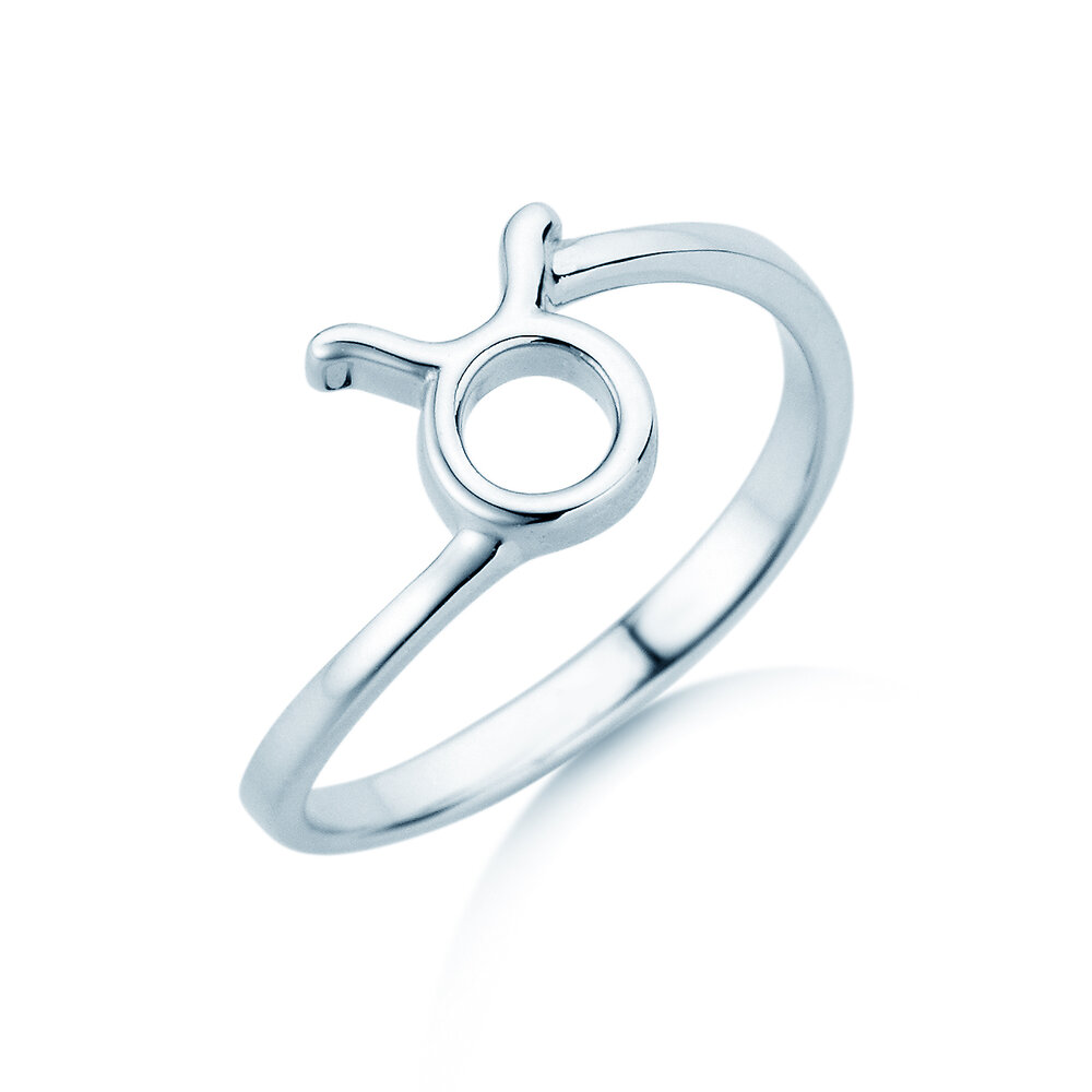 Ring Sternzeichen Stier in Silber 925/-
