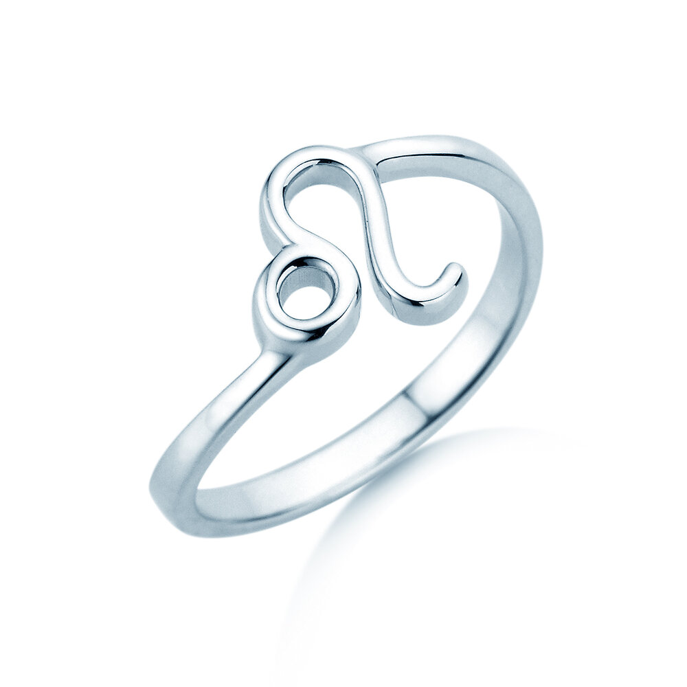 Ring Sternzeichen Löwe in Silber 925/-