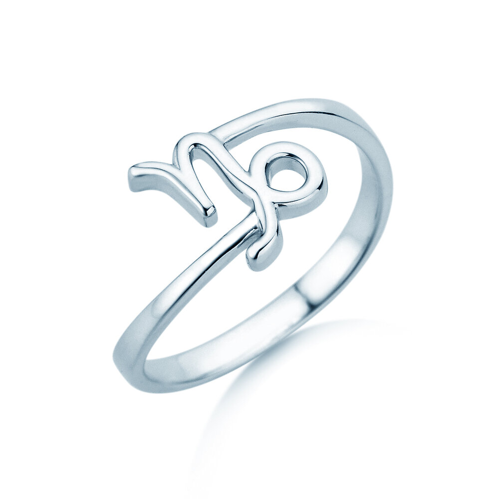 Ring Sternzeichen Steinbock in Silber 925/-