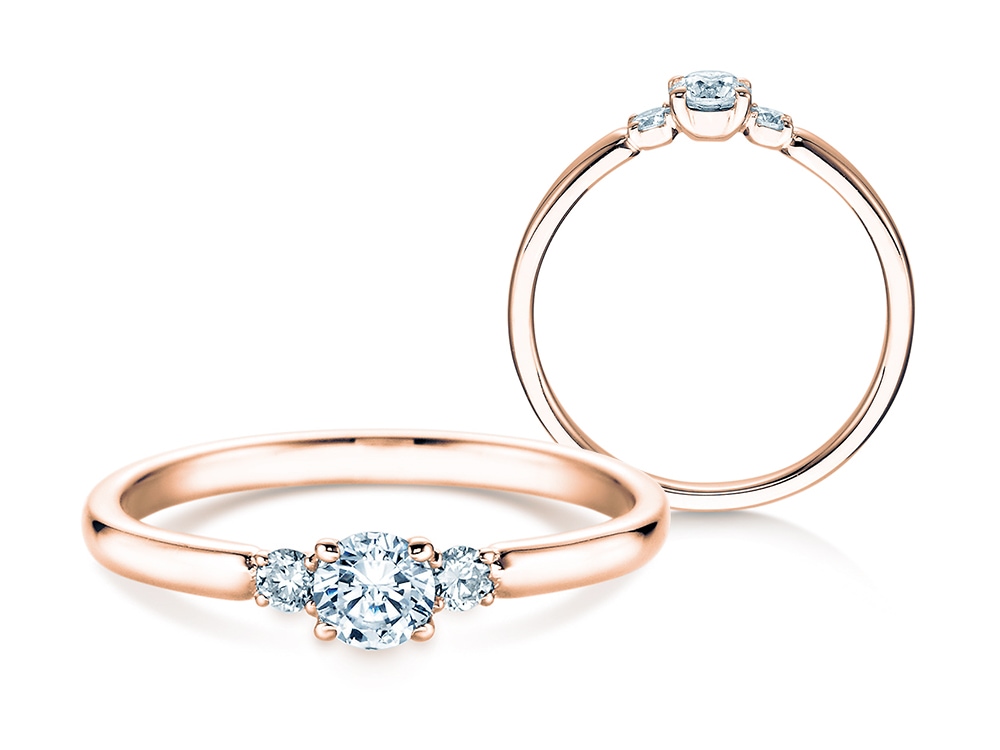 Ring Vivid Petite Diamond in Roségold