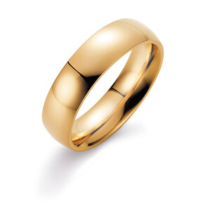 Eheringe 2Souls in 14K Gelbgold mit Diamanten 0,09ct G/SI