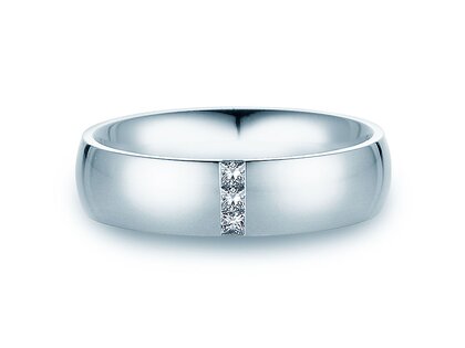 Eheringe 2Souls in Platin 950/- mit Diamanten 0,09ct G/SI