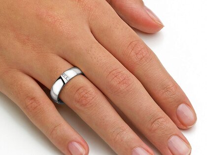 Eheringe 2Souls in Platin 950/- mit Diamanten 0,09ct G/SI