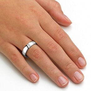 Eheringe 2Souls in Platin 950/- mit Diamanten 0,09ct G/SI
