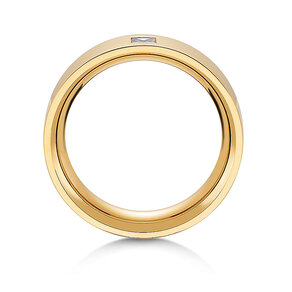 Eheringe Affinity in 14K Gelbgold mit Diamant 0,15ct G/SI