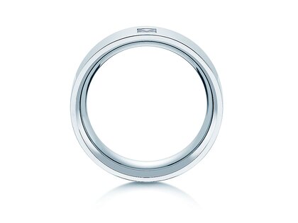 Eheringe Affinity in Platin 950/- mit Diamant 0,15ct G/SI
