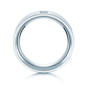 Eheringe Affinity in Platin 950/- mit Diamant 0,15ct G/SI