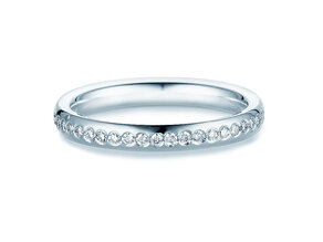 Eheringe Destiny in Platin 950/- mit Diamanten 0,28ct G/SI