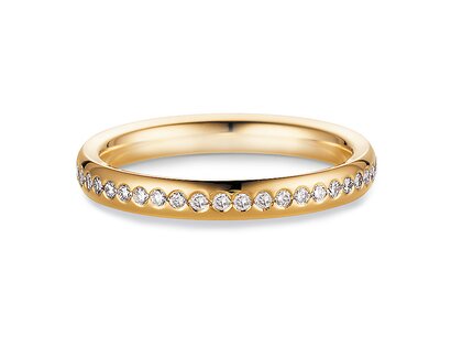 Eheringe Destiny in 14K Gelbgold mit Diamanten 0,40ct G/SI