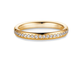 Eheringe Destiny in 14K Gelbgold mit Diamanten 0,40ct G/SI